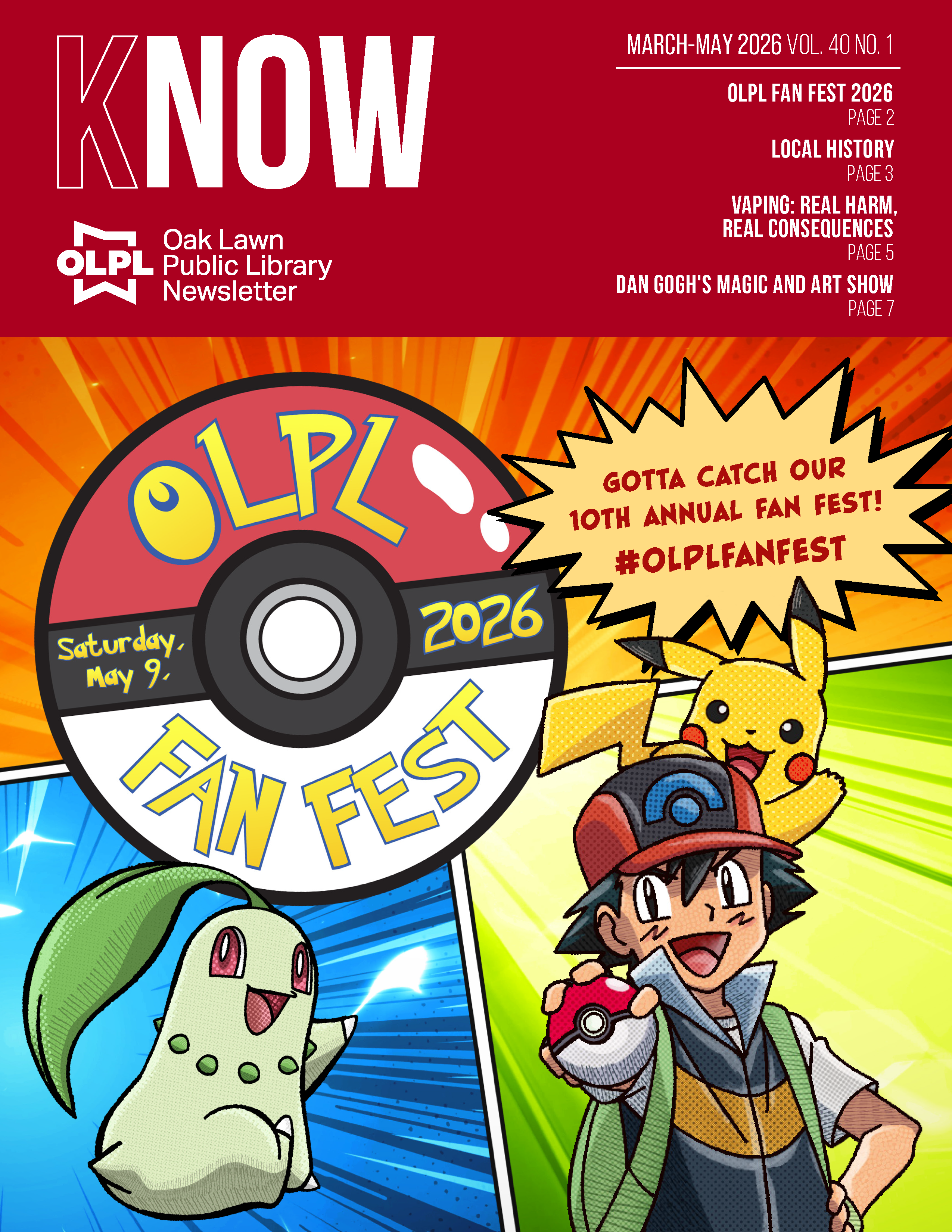 OLPL Newsletter Spring 2026 Cover