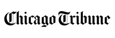 Chicago Tribune black text logo