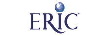 ERIC blue text logo with a world globe over the I in ERIC