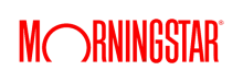 Morningstar red text logo with an extra wide letter 'O'
