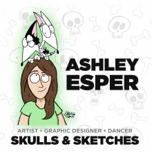 Skulls and Sketches logo